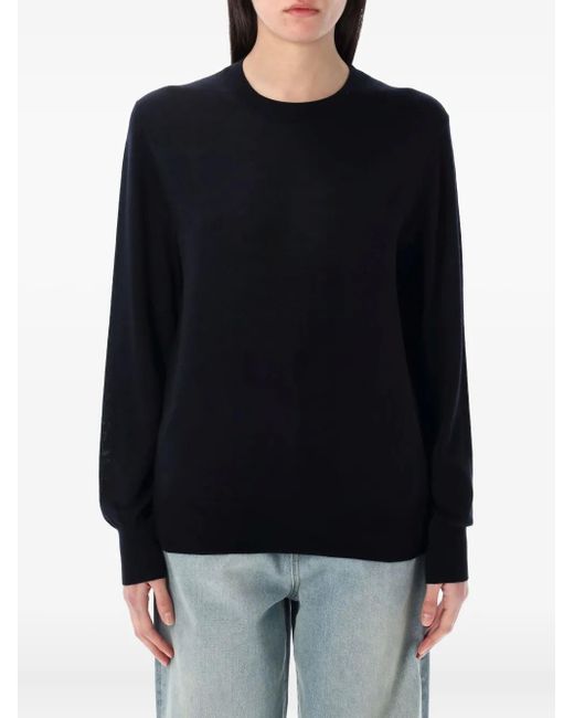 Rhea Black Long-Sleeve Sweater