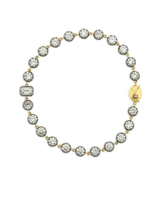 Jewels Aficionado Metallic 18Kt Gelbgoldarmband Mit Diamant