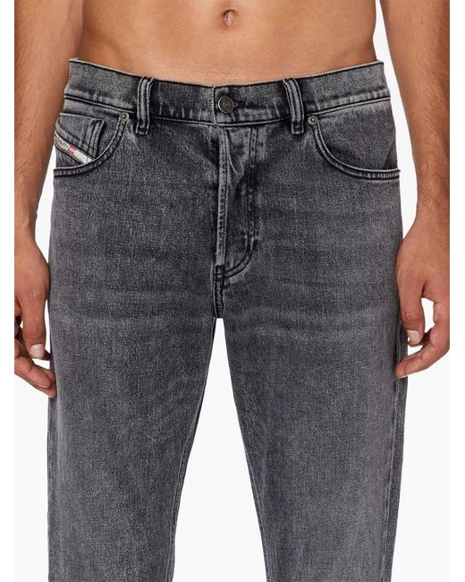 DIESEL Gray 1995 D-Sark 09G81 Straight-Leg Jeans for men