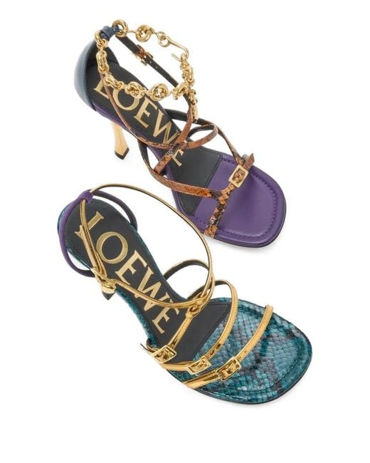 Loewe Blue New Comic Sandals