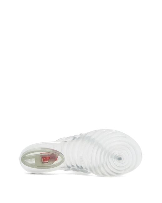 DIESEL White X Melissa Sculptural Flip-Flops