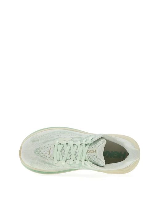 Hoka One One Green Clifton 10 Sneakers