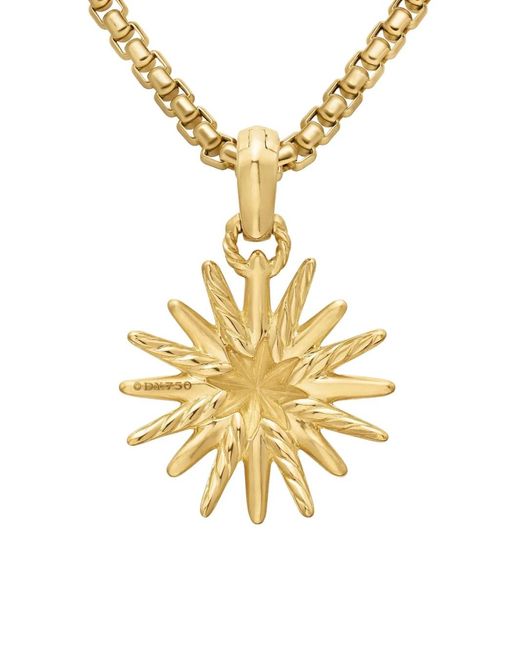 David Yurman Metallic 18Kt Starburst Charm (21.5Mm)