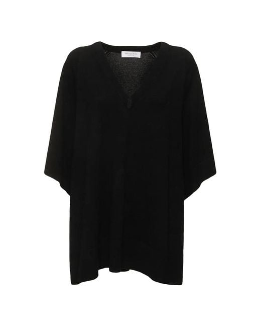Michael Kors Black Pull En Cachemire À Col V Et Manches Amples