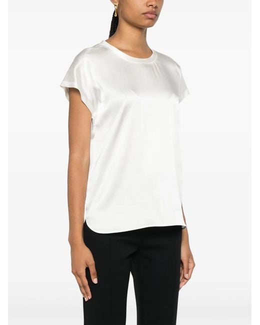 Pinko White Farida Blouse