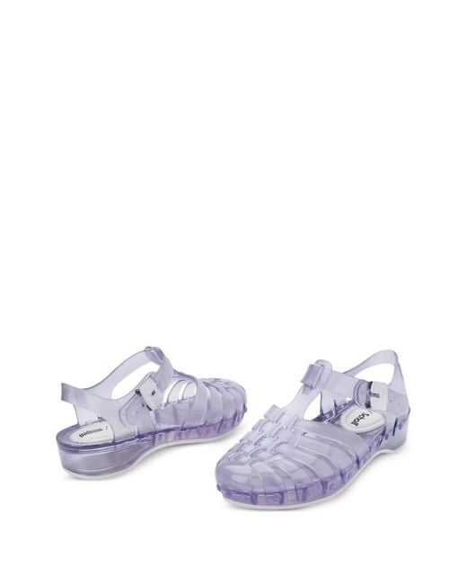 Melissa White X Sholl Possession Pescura-Heel Sandals