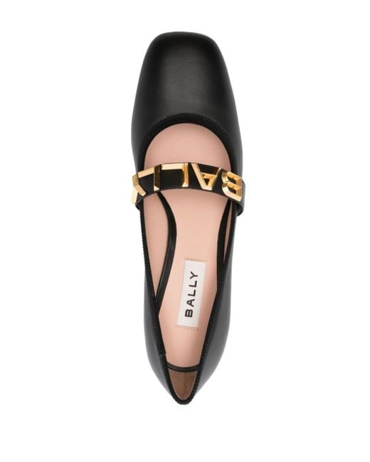Bally Black Spell 55mm Leather Pumps