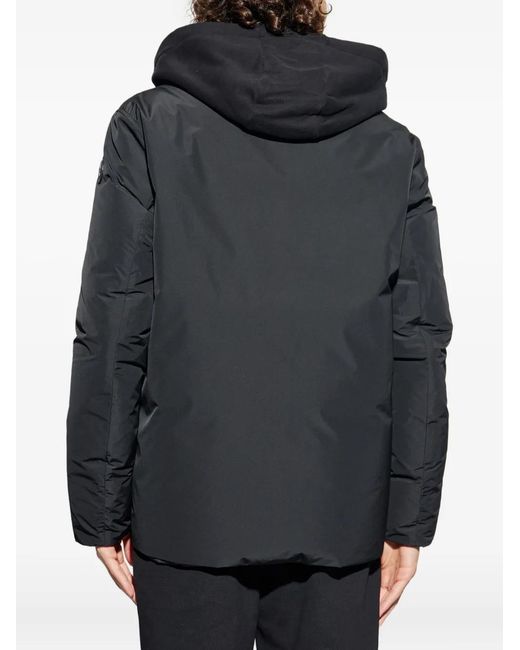 Moncler Black Reversible Down Jacket 'Ouille' for men