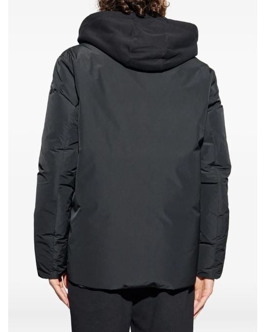 Moncler Black Reversible Down Jacket 'Ouille' for men