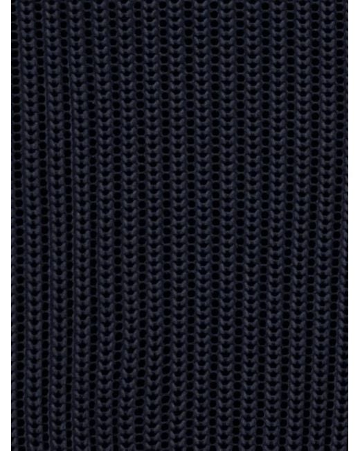 Orlebar Brown Blue Kirk Chunky Rib-Knit Hoodie for men