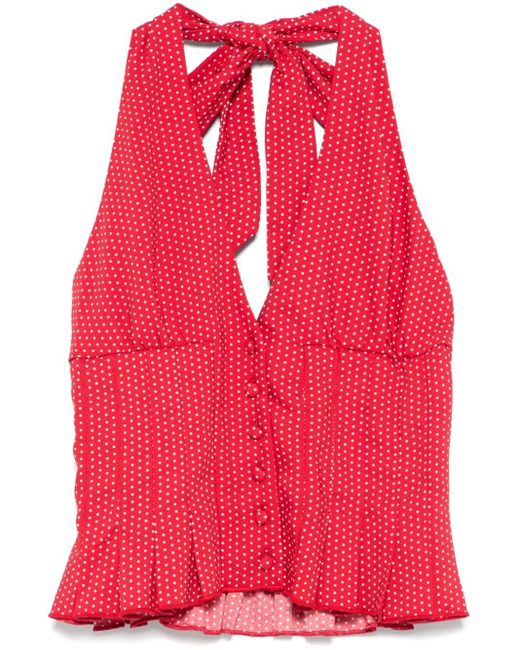 Frankie's Bikinis Angeline トップ Red