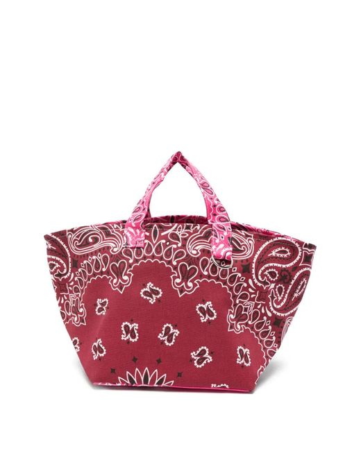 Call it By Your Name Pink Paisley-Print Tote Bag