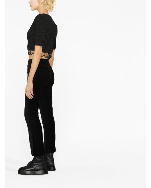 PAIGE Flared Jeans in het Black