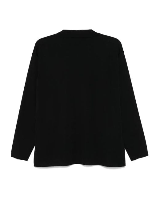 Nuur Black Merino-Wool Sweater