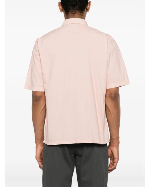 C P Company Kurzärmeliges Hemd in Pink für Herren