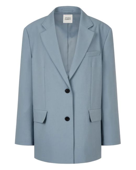 Studio Tomboy X Blue Tailored Blazer