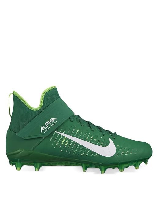 Nike Green Alpha Menace Pro 2 Mid Cleats for men