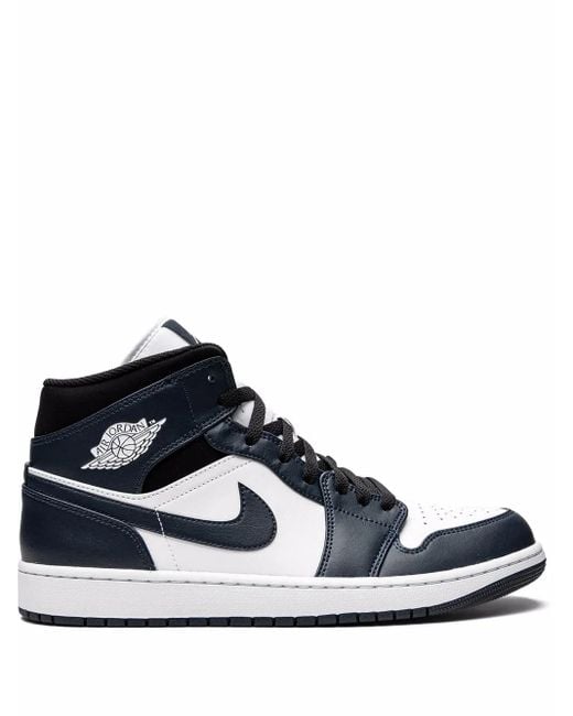 Nike Blue 1 Mid "Armory" Sneakers for men