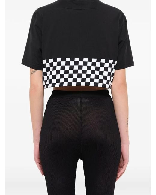 Givenchy Black Podium Cb Crop T-Shirt