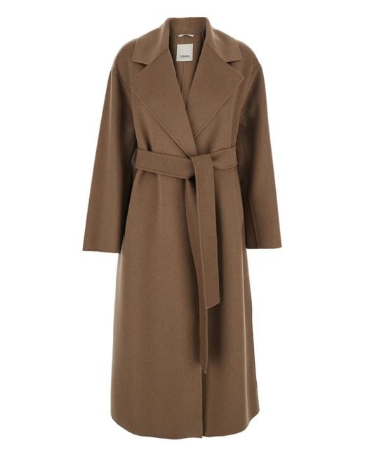 Abrigo Hobby Max Mara de color Brown