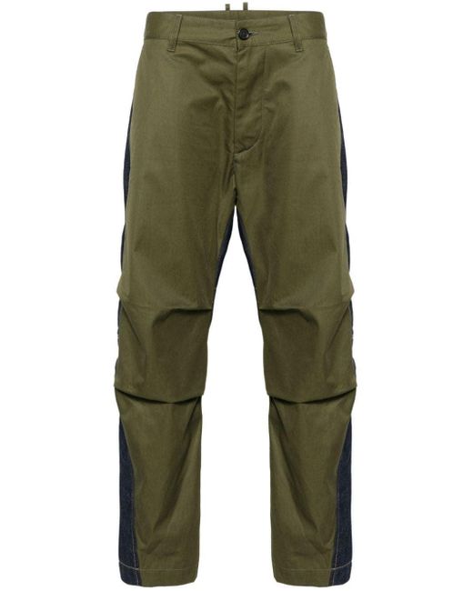Pantaloni Caten Bros Skipper slim di DSquared² in Green da Uomo