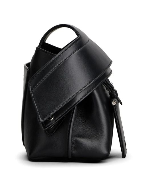 Tod's Black Wave Flap Shoulder Bag