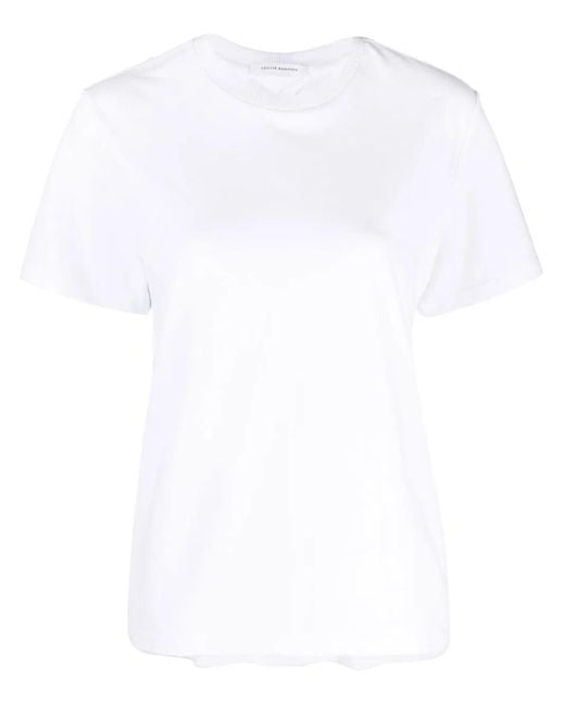 CECILIE BAHNSEN White Cutout-Back T-Shirt
