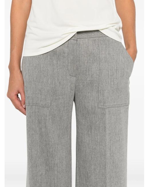 MARGON METAMORFOSI Gray Pocket-Detailed Pants