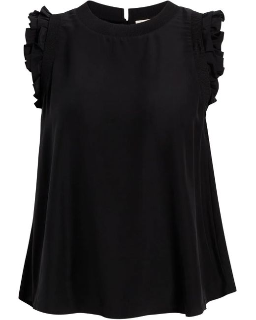 Cinq À Sept Black Lenore Blouse