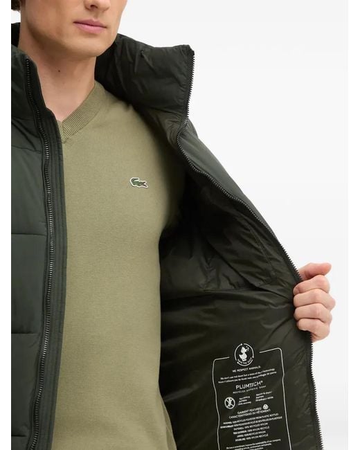 Save The Duck Black Taxus Zip-Fastening Puffer Jacket for men