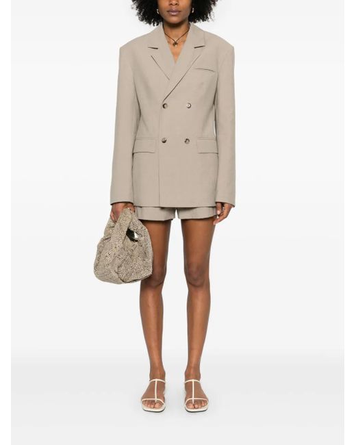 Nanushka Natural Diante Blazer