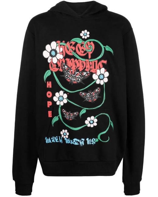 Garbage TV Black Long Sleeve Hoodie
