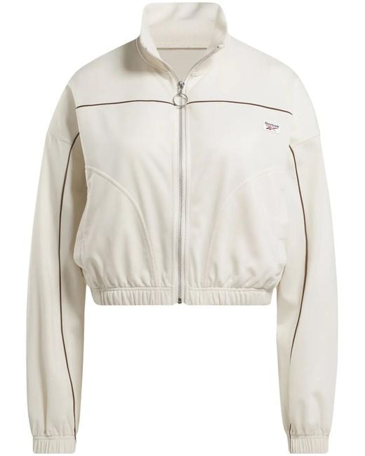 Reebok White Classics Retro Basketball Track Jacket