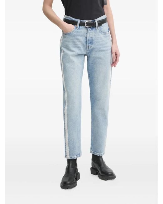 Levi's Blue Rhinestone Stripe Denim Jeans