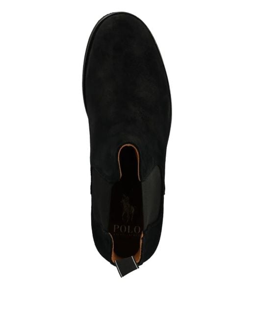 メンズ Polo Ralph Lauren スエード ブーツ Black