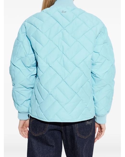 KENZO Blue Quilted Pocket Jacket