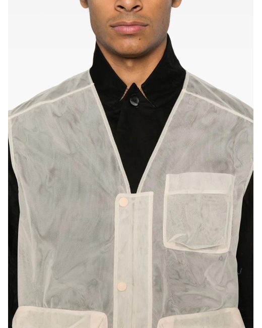 Simone Rocha Natural Multi-Pocket Gilet for men