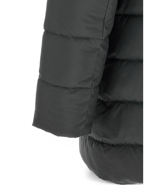 Herno Gray Quilted Down Coat for men
