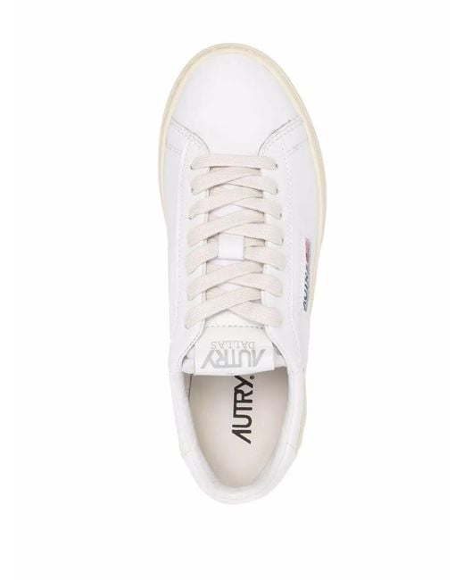 Baskets Dallas À Patch Logo Autry en coloris White