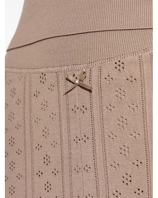 J.W. Anderson Natural Short Nervuré À Détail De Nœud