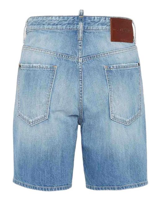 DSquared² Blue Shorts for men