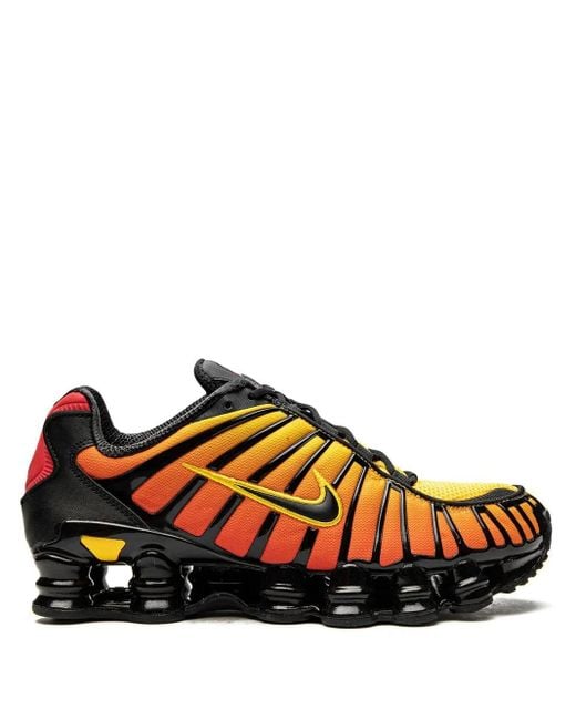 Nike Orange Baskets Shox Tl 'Sunrise'