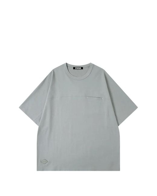 Spoonyard Gray Carabiner-Detail T-Shirt