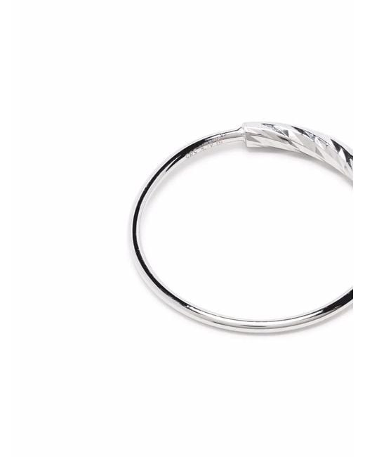 Maria Black White 14Kt Nancy 14 Single Hoop