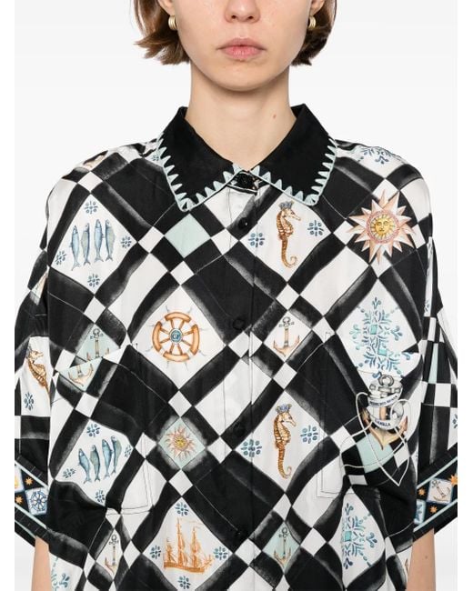 Camilla Black Folk Afloat Tunic