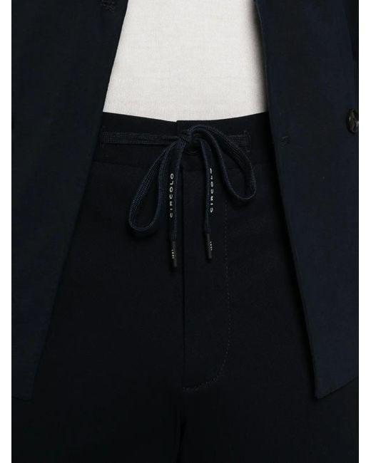 Circolo 1901 Black Drawstring Trousers for men