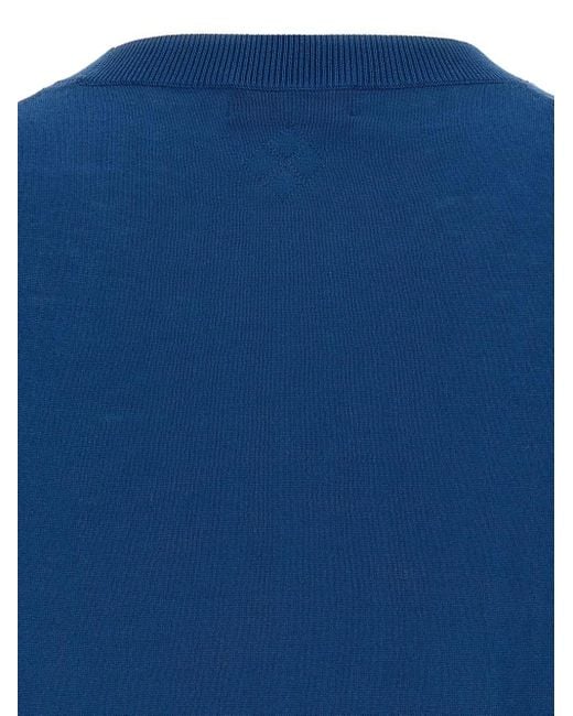 Ballantyne Blue Cotton T-Shirt for men