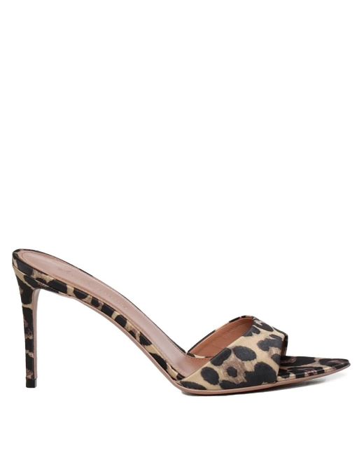 Giuliano Galiano Metallic Alixia Mules 80Mm