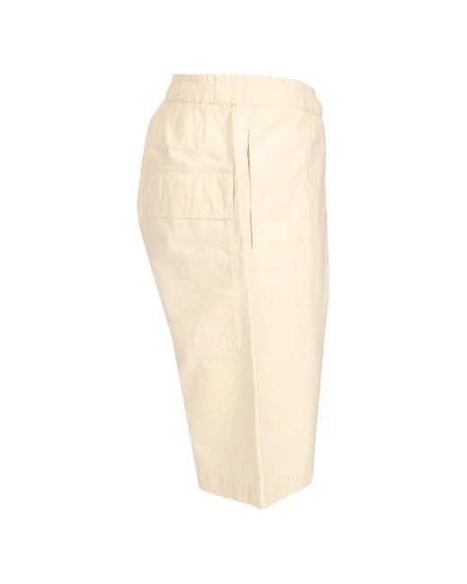 Barena Natural Elasticated Garzoto Shorts for men
