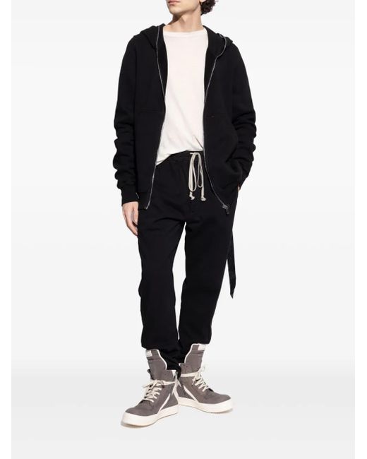 Rick Owens Gray Logo-Patch Sneakers for men